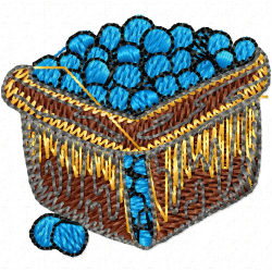 Berries Embroidery Design 9